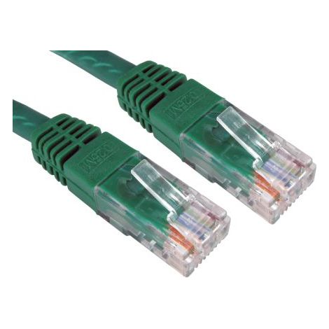 Câble Ethernet catégorie 6 UTP RS PRO, Vert, 15m PVC Avec connecteur ( Prix pour 1 )