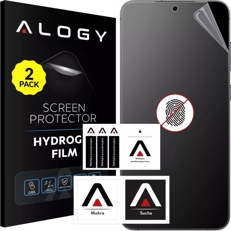 2x Alogy HydroSkin Matte Pro™ Hydrogel-Displayschutzfolie für Samsung Galaxy S24 mit "KEINE Fingerabdrücke" (1/5)