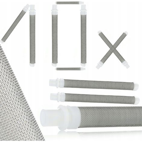 Rosfix 10x Filtro de dedos de malla 60 blanco para unidad de pintura