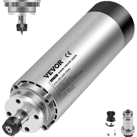 "outputtitle": "Motore mandrino CNC, potenza 1,5 kW, tensione 220V250V, intervallo di velocità 8000-24000 giri/min, pinza standard ER11, dimensioni 15"L x 7"W x 7"H" (1/5)