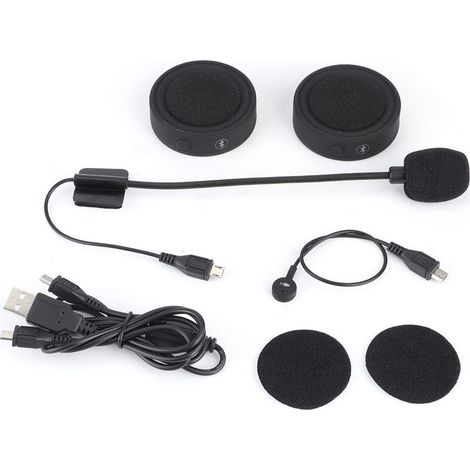 Auricolare Bluetooth BT17 impermeabile Stereo Auricolare Casco Moto, Moto, Musica, vivavoce (1/5)