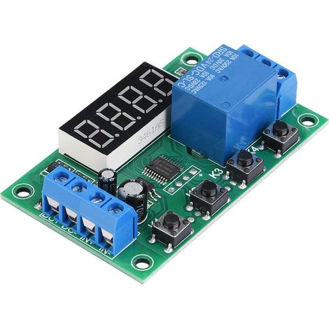 LED-Anzeige, einstellbares Zeitrelais, Automatisierungssteuerungsmodul (24 V) (1/5)