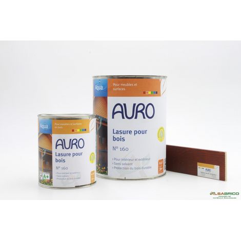Lasure pour bois n°160 AURO, Brune - (1/3)