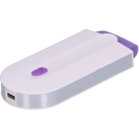 Épilateur électrique sans fil rechargeable USB, rasoir inductif lumière bleue sans douleur, homme femme, aisselles bras jambes (1/5)
