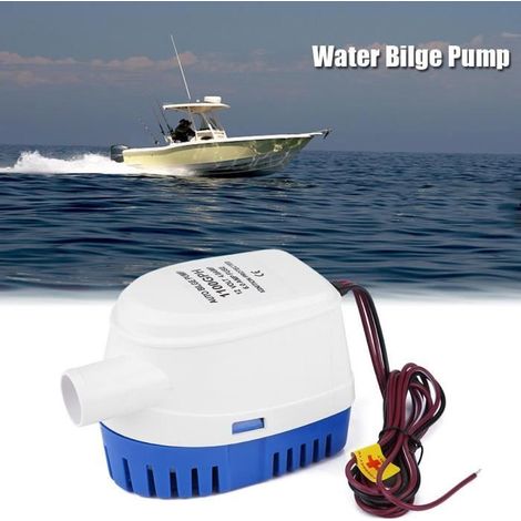 1100GPH Bateau 12V Marine Pompe à eau de cale submersible automatique Commutateur à flotteur entièrement interne -LAV (1/4)