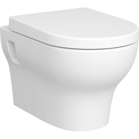 VitrA Zentrum Smoothflush Wall Hung Toilet - Standard Seat