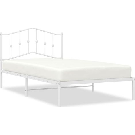 Maison Exclusive - Estructura cama sin colchón con cabecero metal (1/5)