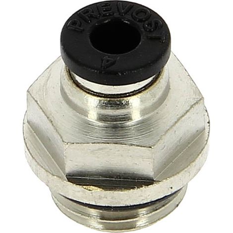 Raccord pneumatique instantané Ø4 fileté mâle 1/4" (8x13)