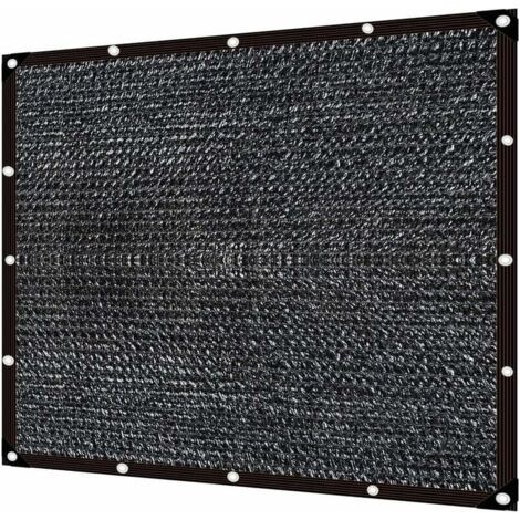 Voile d'ombrage,Filet d'Ombrage Noir,Filet Protection Solaire,Filet D'Ombrage,Filet D'ombrage Terrasse,Tissu D'Ombrage,Voile Solaire,Voile d'ombrage (3×4m) (1/5)