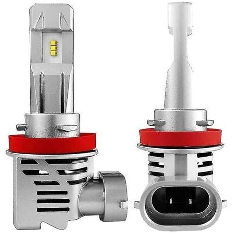 Bombillas LED para faros delanteros H11 H8 H9 H16, 12000 lm, 6500 K, blanco frío, 2 unidades (1/4)