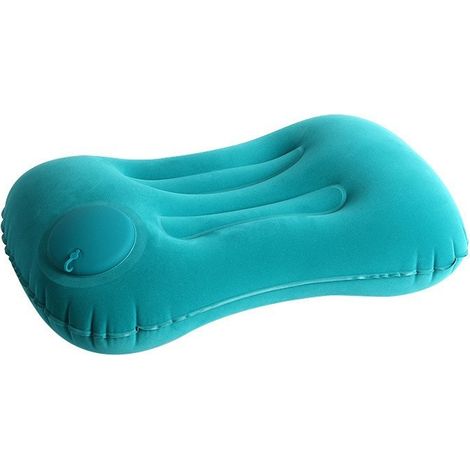 Diese aufblasbare Matte ist tragbar, leicht und ideal für Strand, Büro und ähnliche Orte. (Grün, 1 Stück) (1/5)