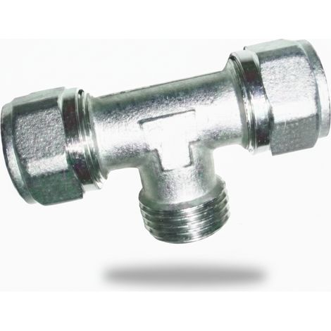Raccordo diritto filettato maschio 26x3/4 in ottone nichelato per tubo multistrato pex-al-pex bampi blgm2634