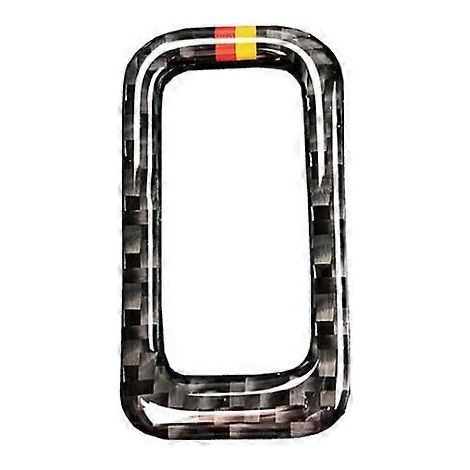 Pour Mercedes-Benz Classe C W205 C180 C200 C300 GLC260 - Garniture adhésive en fibre de carbone pour bouton de commande de coffre arrière (1/4)