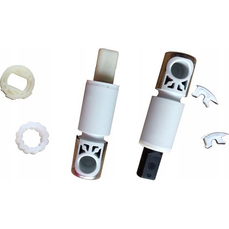 Villeroy & Boch  Charnières de toilettes - 92242400 - Gris - Installation facile - Silencieux et durable