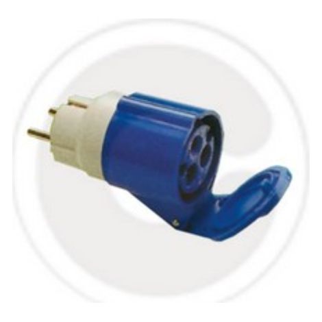 FME 73.001 ADATTATORE CEE 16A SCHUKO- 2P+T  220V IP44