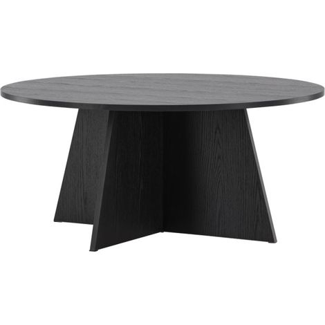 Table Basse Design "Bootcut" 100cm Noir (1/5)