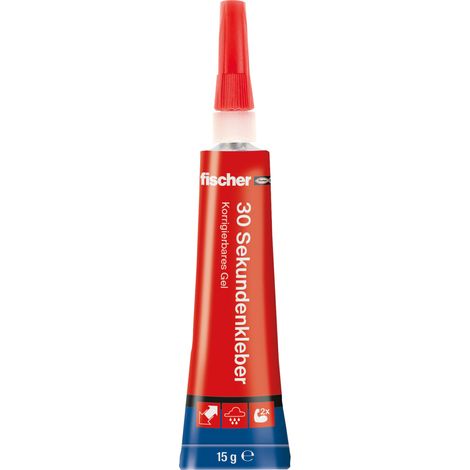 Fischer 1x GOW 30 Sekunden Kleber (korrigierbar) 15 g - 545868 (1/5)