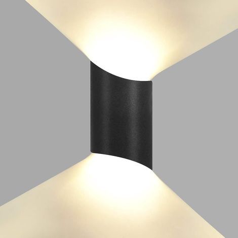 Applique murale LED moderne étanche 10 W, éclairage vers le haut et vers le bas, en aluminium, pour intérieur et extérieur. (1/5)
