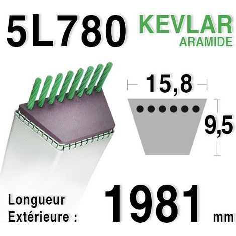 Courroie 5L780 - 5L78 AMF - NOMA 57298 - 141502 - 300680 (1/3)