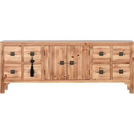 Mueble Tv Abeto Mdf 130X24X51 Oriental Natural (1/5)