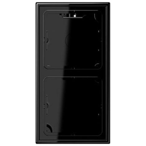 LS CUBE  Caja superfície 2 elementos negro JUNG LS582ASW