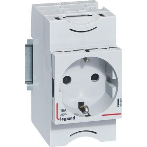 Legrand SCHUKOSTECKDOSE 2POL.10/16AVE. (LEXIC 04285)