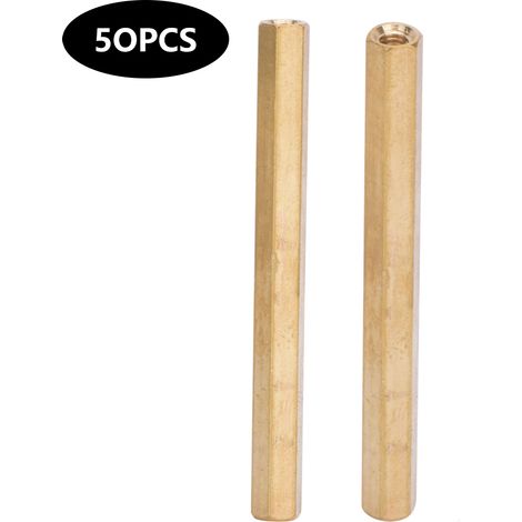 Support de carte mère en laiton avec écrous d'accouplement hexagonaux M3 - Kit de 50 à 500 pièces, tailles M3x5 à M3x50 (1/5)