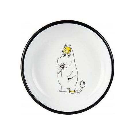 Plaque émaillée Snorkfrken 18 cm de la série rétro Muurla Moomin : (1/2)
