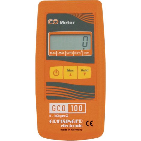 Appareil de mesure du monoxyde de carbone Greisinger GCO 100 Q55281 (1/2)