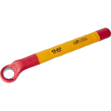 Clé à œil contre coudée isolée 12 pans 17mm - OE 0859 - CLAS Equipements (1/2)