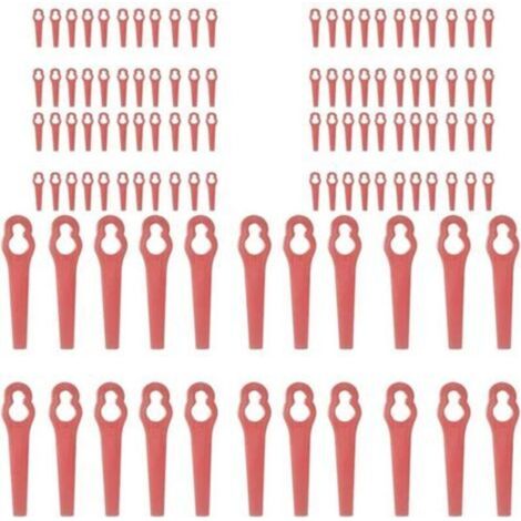 Lot de 100 Lames de Rechange Pour Coupe Bordures pour ART 26 Accu etc (1/3)