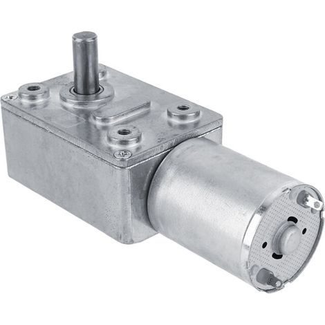 Moteur à engrenages DC 12 V, réducteur à vis sans fin réversible, 2 tr/min, haute efficacité, pour applications industrielles et domotiques (1/5)