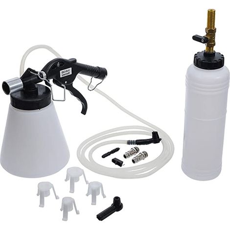 Kit outil purgeur de frein pour purge liquide frein et embrayage - 11 pièces (1/2)