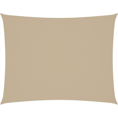Maison Exclusive - Voile de parasol tissu oxford rectangulaire 2,5x3,5 m beige (1/5)