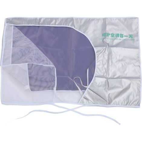 Housse de protection climatiseur extérieur étanche anti-UV 1P 72x26x57cm en toile Oxford robuste avec cordon de serrage (1/5)