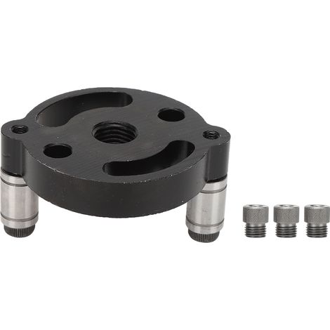Perçoir à trous droits en alliage d'aluminium pour menuiserie, outil de perçage manuel à main, lot de 4 pièces, noir A1 (1/5)