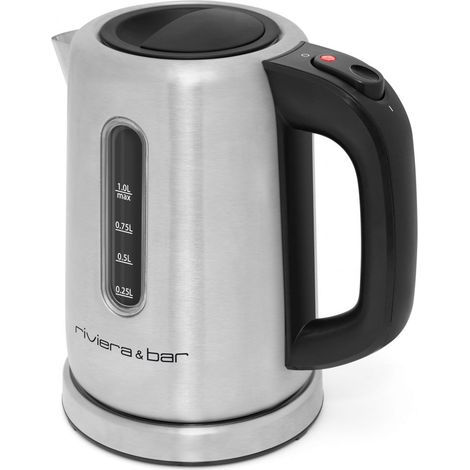 Bouilloire sans fil 1l 2000w inox satiné - Riviera & Bar - BBO350 (1/4)