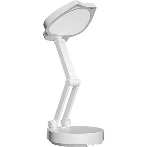 Lámpara LED recargable de alambre - Lámpara de mesa plegable de 2400 mAh, niveles de brillo, para escritorio y mesita de noche
