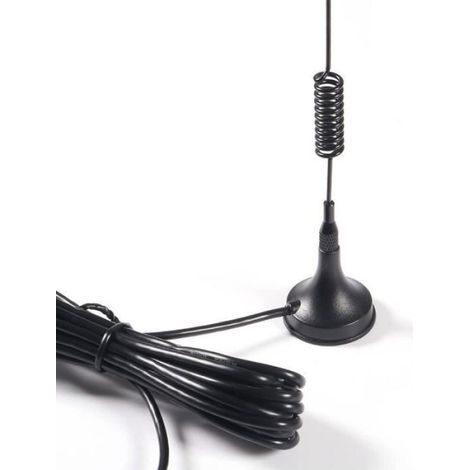 20-1300MHz mâle BNC - Antenne Vhf Uhf Radio Amateur De Police, Scanner De Radio Mobile, Base Magnétique, Ante (1/4)