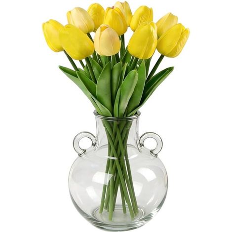 7 tulipani artificiali, fiori artificiali, boccioli sintetici, bouquet da sposa, progetti fai da te, realizzazione di ghirlande, decorazioni per la casa, decorazioni per matrimoni, materiali decorativ (1/5)