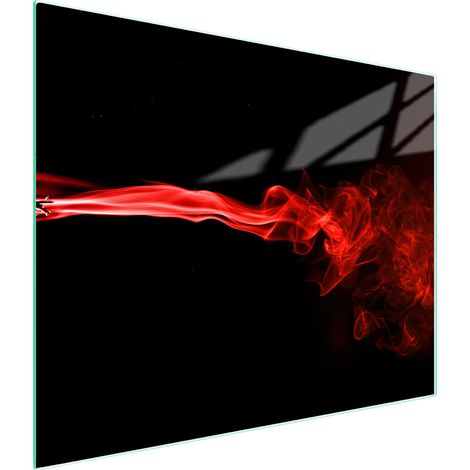 TAGLIERE IN VETRO 52x30 NERO (1/5)