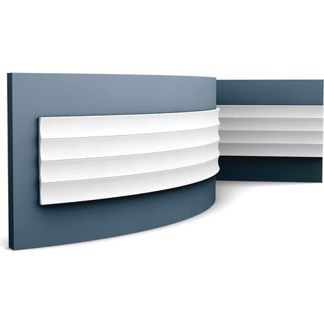 Panel de pared W114 VALLEY, L 200 x H 25 x W 1,5 cm (1/5)
