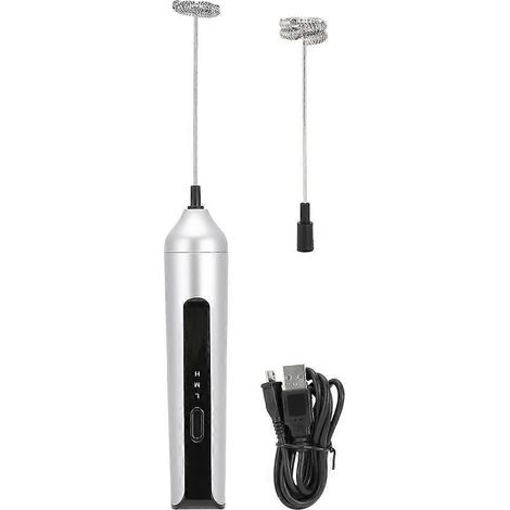 Mini Batteur à Oeufs Électrique USB Rechargeable, Fouet à Lait et Mixeur Portable pour Cuisine, Accessoire de Pâtisserie, Outil de Brassage (1/5)