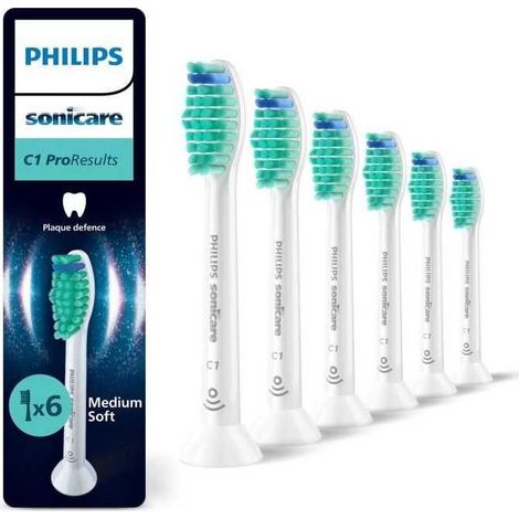 Lote de 6 Cabezas de cepillo - PHILIPS - HX6016/87 - C1 Blanco