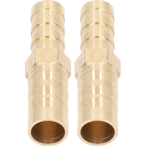 raccords à barbes, raccords de raccordement, réducteurs de tuyau en laiton, connecteurs hexagonaux à barbes réducteurs, 10 mm (3/8 po) à 8 mm (5/16 po) (1/5)