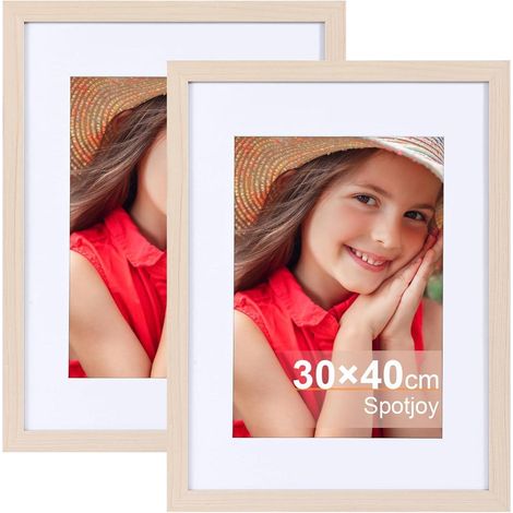 Spotjoy 30x40cm Bilderrahmen Holzrahmen Fotorahmen MDF Rahmen 2er-Set (1/5)