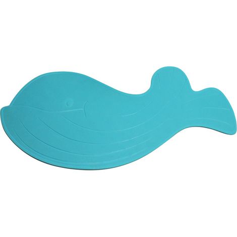 Rutschfeste Kinderbadematte mit Cartoon-Motiv (Blau)
