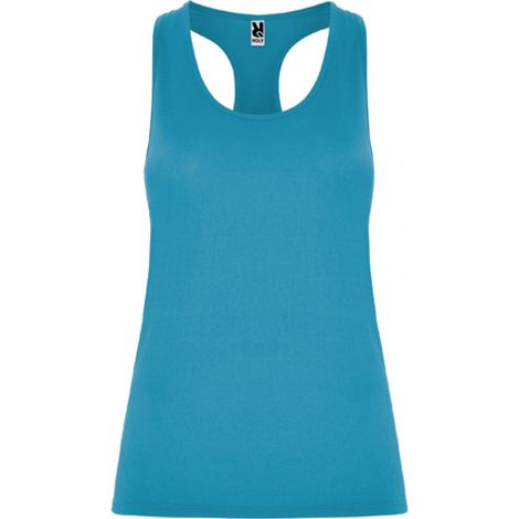 Camiseta deportiva transpirable con espalda estilo nadadora AIDA ROLY XXL Turquesa