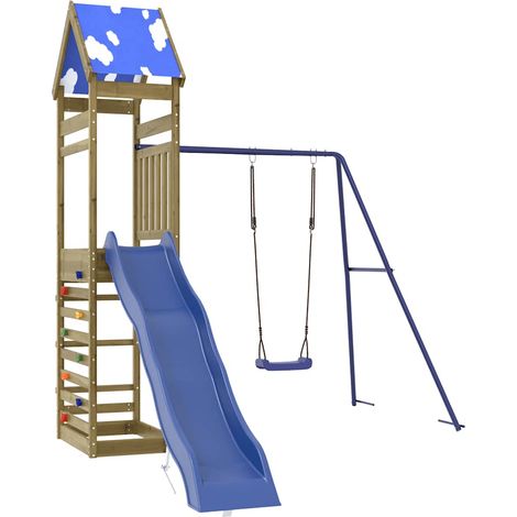 Outdoor Playset Impregnated Wood Pine vidaXL (1/5)