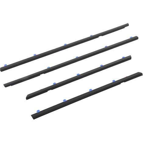 Joint de Fenêtre Auto 72450 TR0 A01 Garniture de Porte pour Civic Berline 2012-2015, Joint d'Étanchéité en Caoutchouc, Kit de Moulure Latérale, Protection Contre les Intempéries, 4 Pièces (1/5)